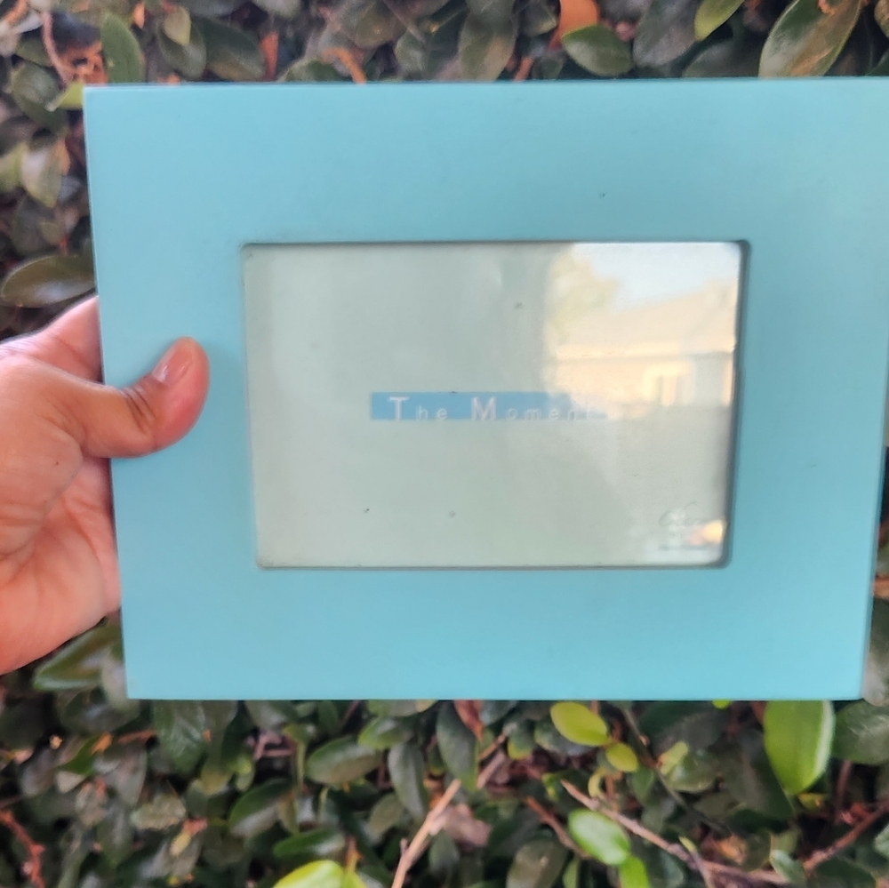 Teal Color Wood Picture frame  4‎ X 6